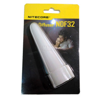 topsale NITECORE NDF32mm Translucent White Diffuser Cone Traffic Wand Tip Lanterna Lamp Flashlight Accessories MH20GT P20UV R25