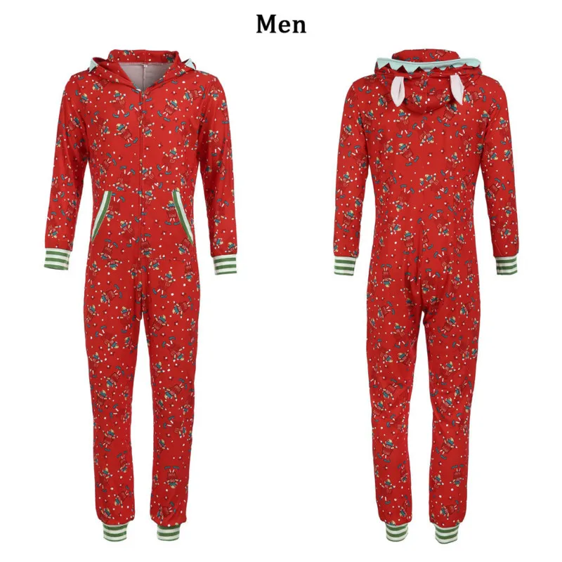 Family Sleepwear Xmas Pjs Christmas Pajamas Set Stripe Mother Daughter Father Son Family Matching Outfits Look Nightwear