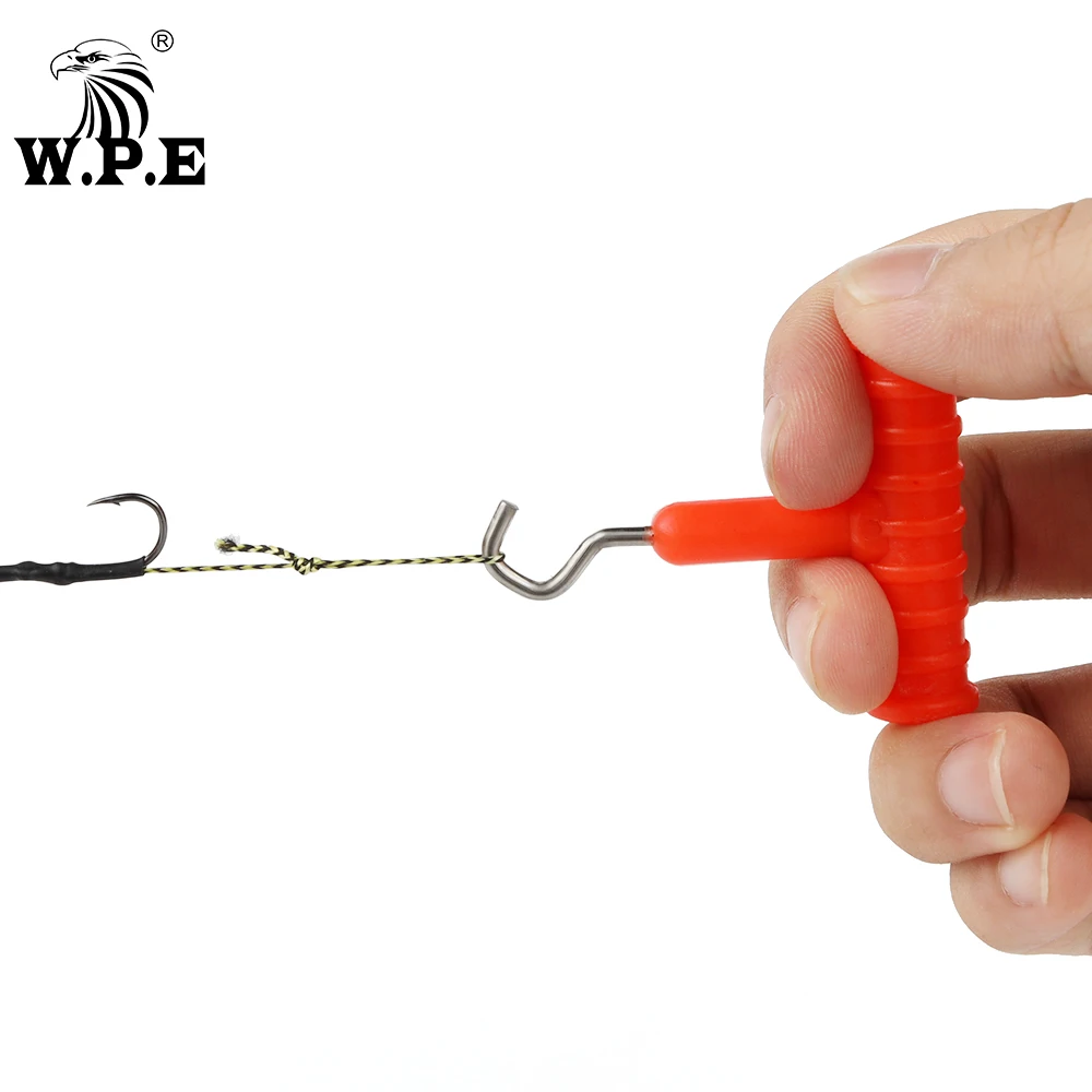 W.P.E ปลาคาร์พตกปลาสแตนเลส Boilie 1ชุด/6 Pcs เข็มกรรไกรชุด Baiting เจาะเข็มเครื่องมืออุปกรณ์เสริม