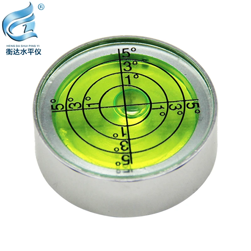 Misuratore di livello universale da 30*10mm bolla orizzontale ad alta precisione mini bolla orizzontale in metallo con perline a bolle orizzontali portatili