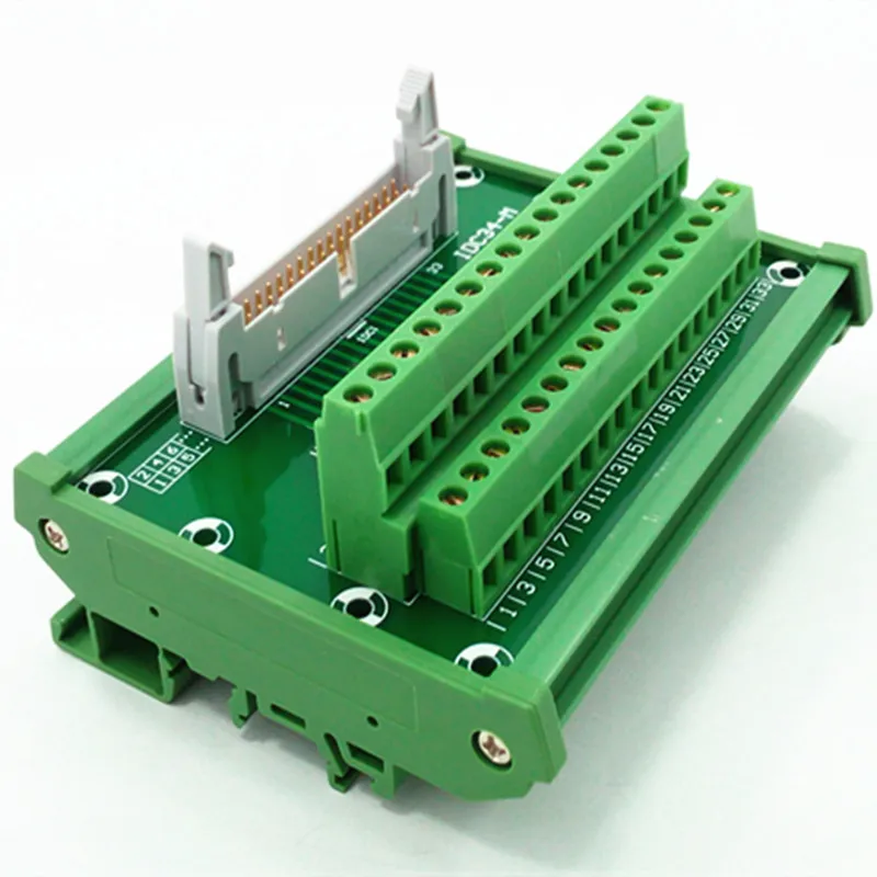 IDC-34 DIN Rail Mounted Interface Module.