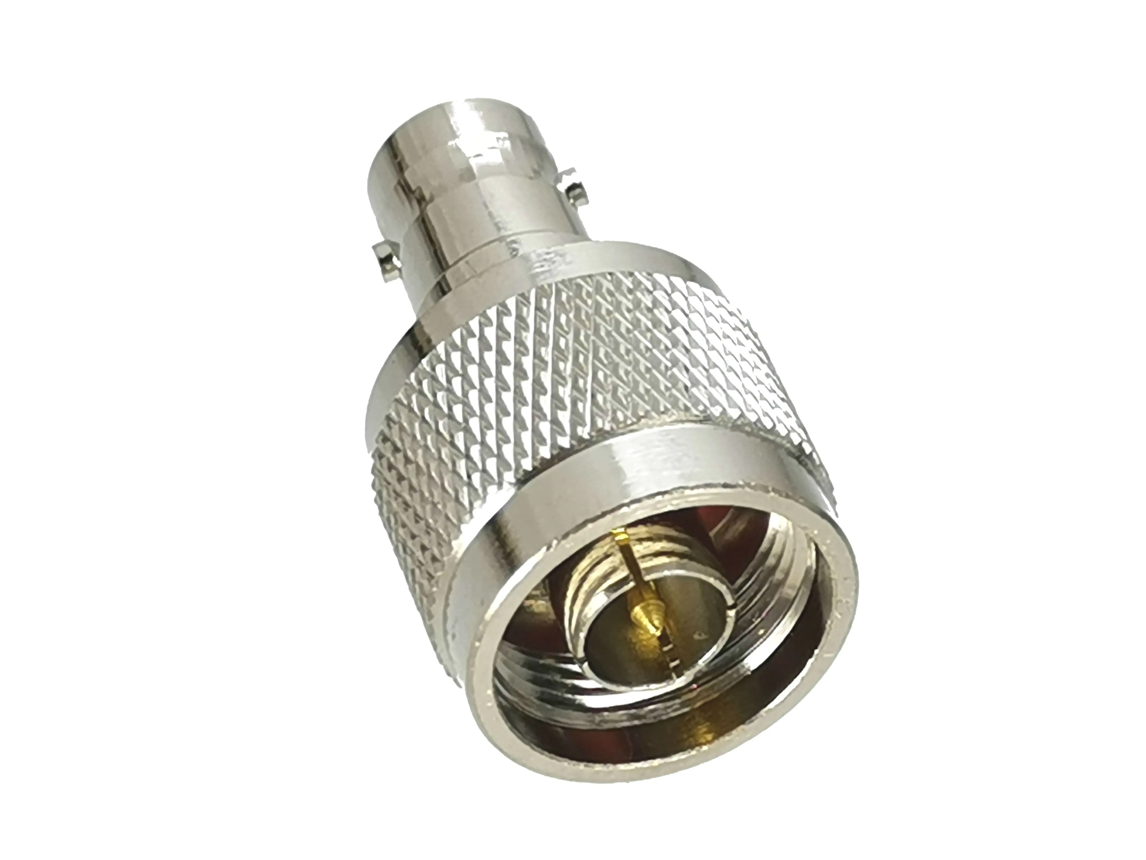 1Pcs Adapter N Stekker Naar Bnc Vrouwelijke Jack Rechte Rf Coaxiale Connector Draad Terminals Messing