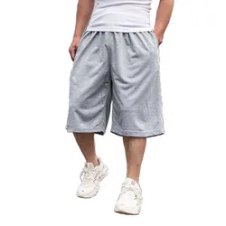 Pantalones cortos bombachos de estilo hip hop para hombre, Shorts informales con cintura elástica, holgados, ropa de calle de talla grande