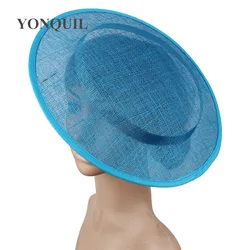 Sinamay Round Fascinators Base 31 CM Size For Women Wedding Party Fascinators Hat DIY Hair Accessories Ladies Chic Fedora Cap