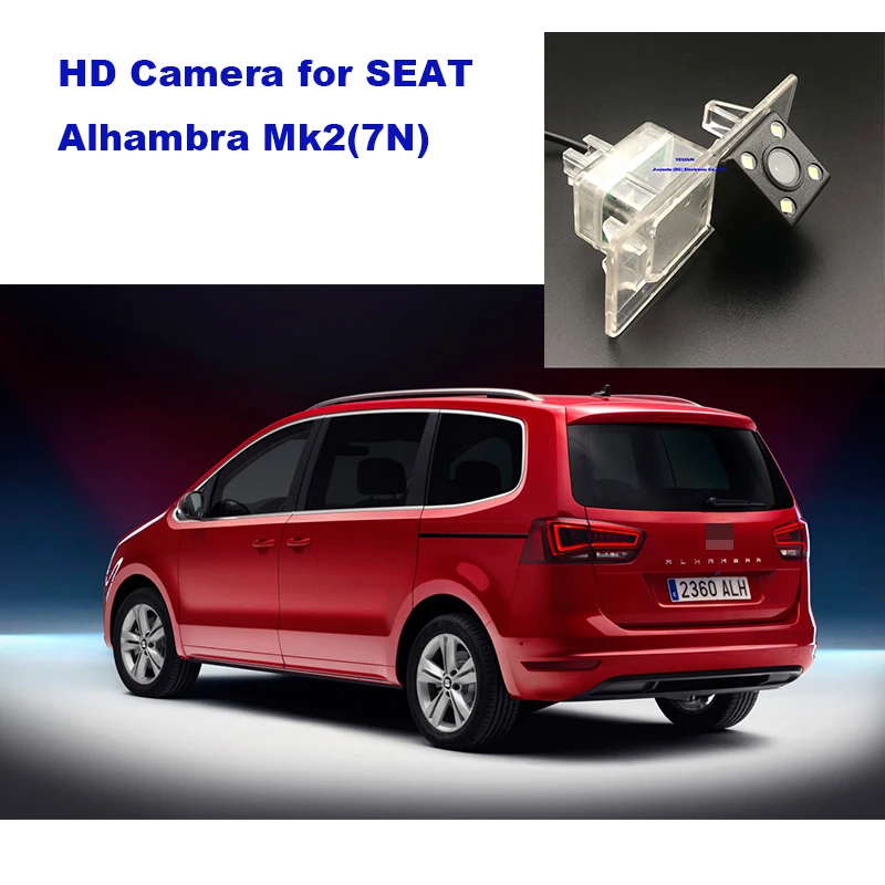

Car Rear Camera for SEAT Alhambra Mk2(7N) HD Rear View camera/CCD NightVision Backup a/License Plate Reverse Camera