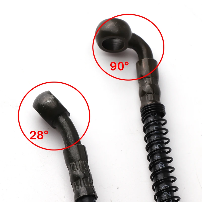 52/55/65/120cm linha de freio mangueira óleo do freio da motocicleta universal moto aço inoxidável trançado pipeline latiguillo freno moto