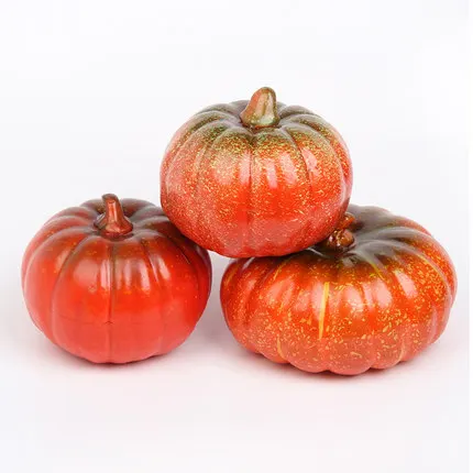 

Simulation Fruit Fake Vegetable Model Halloween Decorations Big Pumpkin Photography Props Stage Decoration Food Foam Pretend