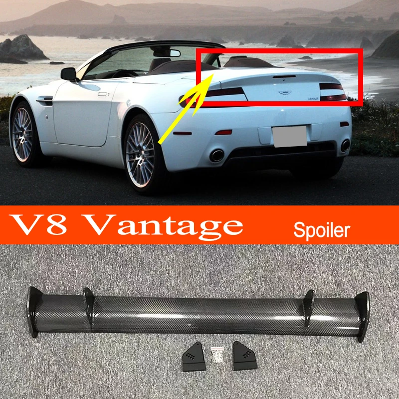 For Aston Martin Old V8 Vantage Carbon Fiber / FRP GT-style Car-styling Sporty Rear Boot Wing Spoiler