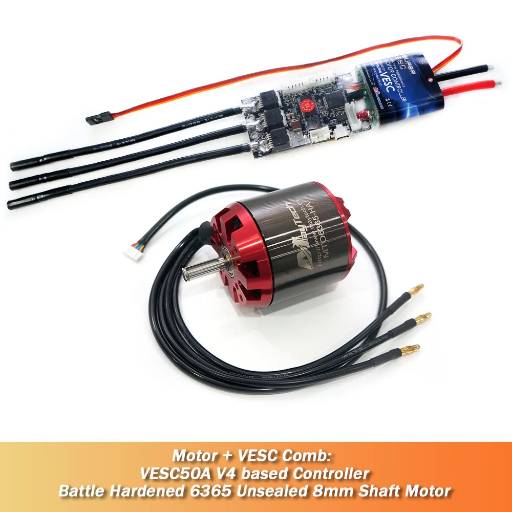Maytech Overboard لوح التزلج الكهربائي معركة تصلب المحرك 6365 170KV 190KV BLDC موتور VESC50A سرعة المراقب المالي
