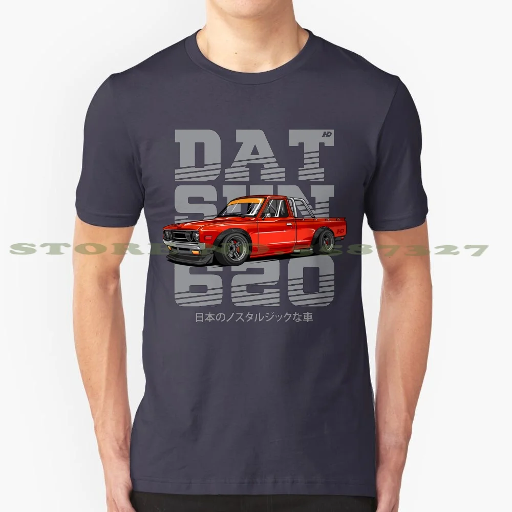 Datsun 620 100% Pure Cotton T-Shirt Datsun620 Pickup Truck Jdm Oldshool Oldskool Japaneseclassics Classiccar Hafisdesign Vintage