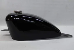 9L Motorcycle Black Motorbike Petrol Oil Gas Fuel Tank For HONDA Steed 400 600 Shadow VT600 VXL600 8CM 4CM Mid High Waist