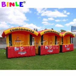 Hot sale carnival inflatable selling Kiosk booth/inflatable food booth tent,sales stand for outdoor promotion