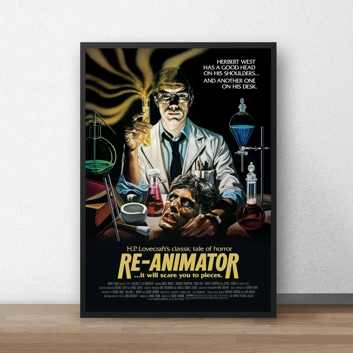 

Re - Animator Classic Movie Poster Canvas Art Print Home Decoration Wall Painting ( No Frame )