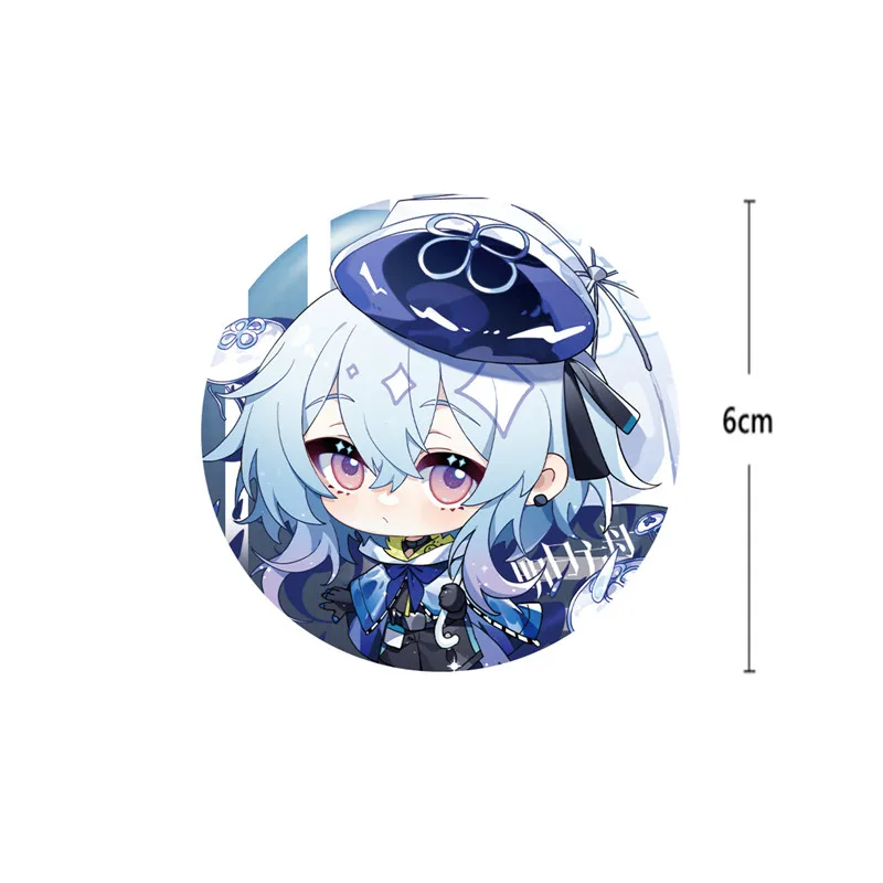 Game Arknights Character Mizuki Tequila Cute Figure Cosplay Laser Badge 2021 New Style Backpack Decor Keyring Anime Fans Gift