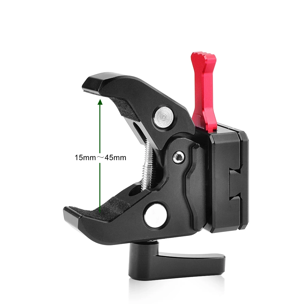 V-Mount Quick Release แผ่นอะแดปเตอร์ Super Clamp สำหรับกล้อง DSLR Video แบตเตอรี่ V-Mount ขาตั้งกล้องขา
