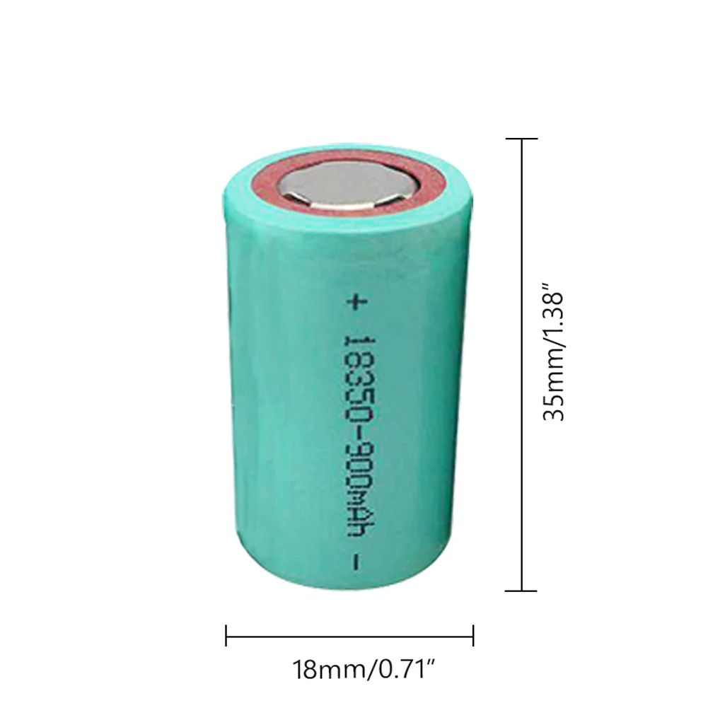 6-10 pezzi vendita calda GQYM 18350 batteria torcia 3.7v 900mAh batterie ricaricabili agli ioni di litio ad alte prestazioni