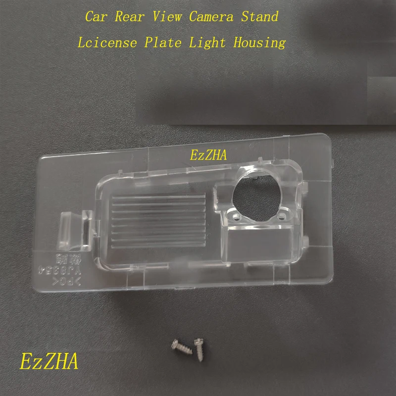 

EzZHA Car Rear View Camera Bracket License Plate Lights Housing Mount for Hyundai Solaris Sedan RB Russia 2017 2018