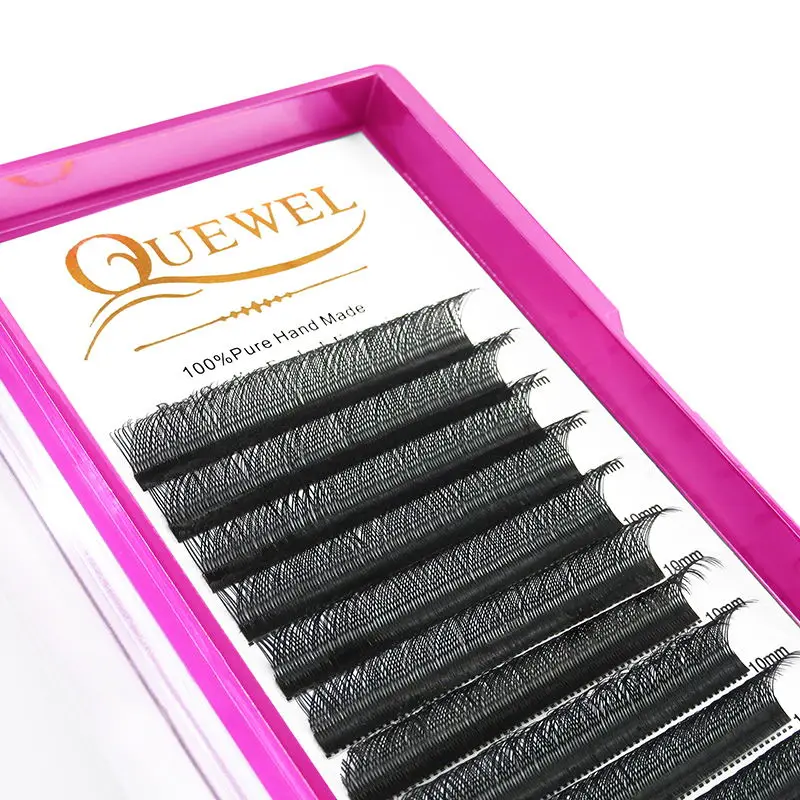 Quewel YY False Eyelashes 0.05/0.07mm Volume Eyelash Extension New B/C/CC/D/DD Curl Faux Mink Lash Profession Wholesale Makeup