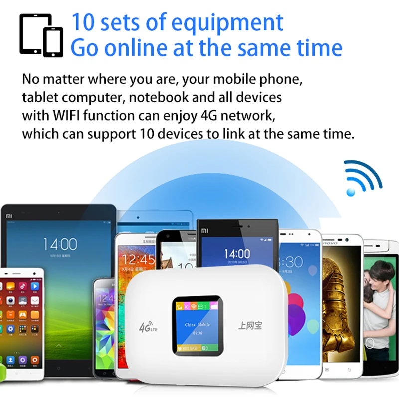 TIANJIE ปลดล็อกความเร็วสูงแบบพกพา3G 4G LTE พ็อกเก็ต Router Mobile Modem Wifi Hotspot พร้อมซิมการ์ดสล็อต