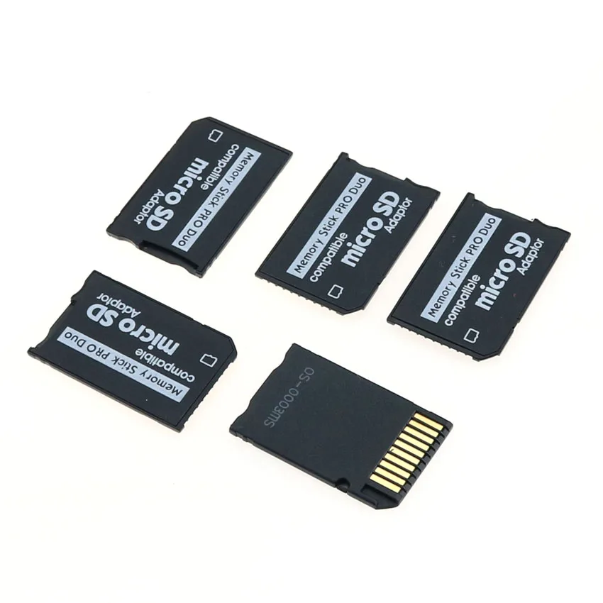 Per PSP SD TF card adapter converter single slot e dual slot card readers nuovo Micro SD SDHC TF a MS Memory Stick Pro Duo card