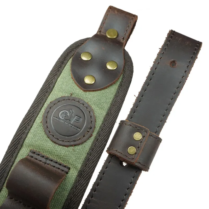 Leather Rifle Sling Shoulder Padding Tactical Strap And Shotgun Gun Buttstock Ammo Shell Holder For 5pcs 12 Gauge