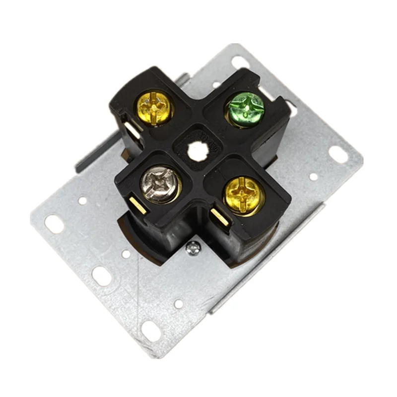 American 250V 50A 4 hole NEMA 14-50R US Generator outlet Anti-off industry power socket plug inline wire connector