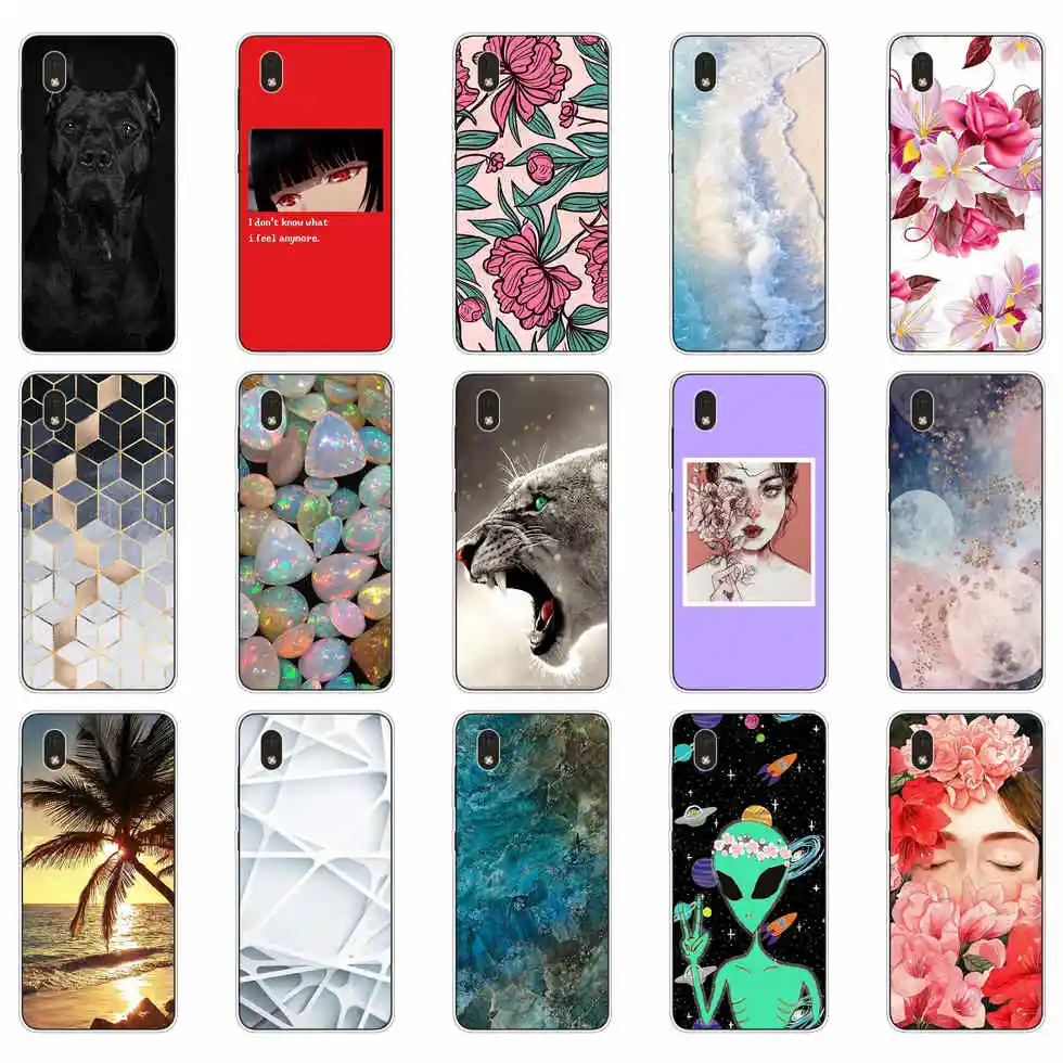 Phone Case For Alcatel 1B 2020 5002D 5.5 inch Case TPU coque Silicone Cover For Alcatel 1A 2020 Case Soft Bumper Capa