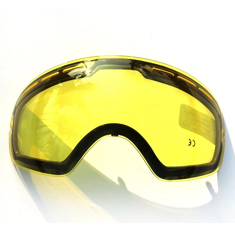 Neue COPOZZ marke doppel aufhellung objektiv für ski brille von Modell GOG-201 erhöhen die helligkeit Bewölkten nacht zu verwenden (nur objektiv)