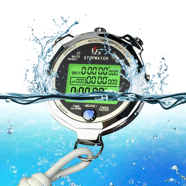 Waterproof Stopwatch Timer Luminous A Thousandth 0.001 Second 100 Channels Memory Stopwatch For Running Training Track Field AliExpress 1420