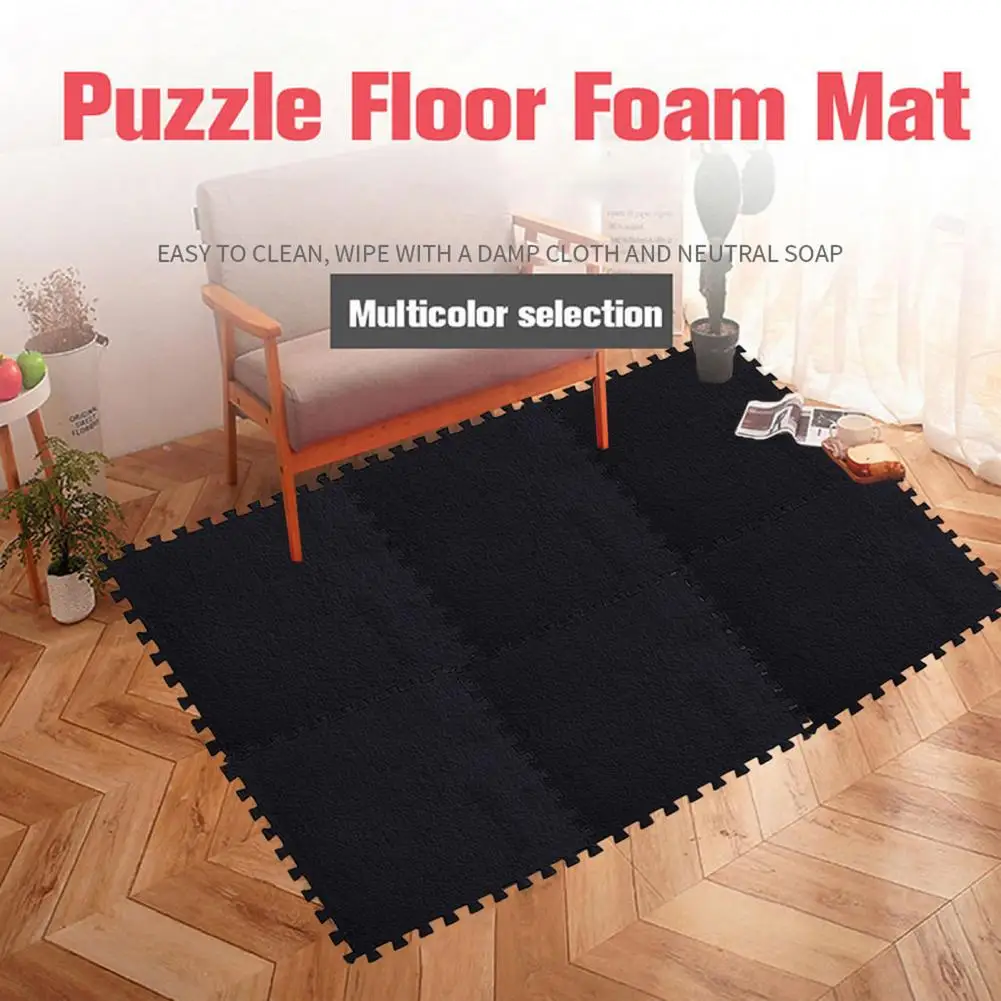 12PCS Gym Floor Mat EVA foam Stitching Mat Interlocking Floor Tiles  Ultra-thick Splicing Floor Mat for Yoga Fitness Rugs Floor