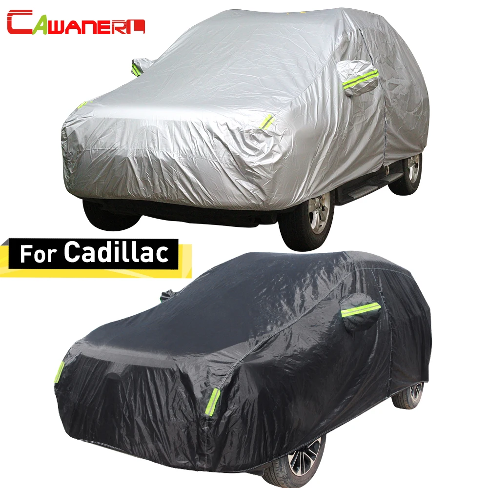 

Cawanerl For Cadillac ATS BLS Catera CTS Seville STS SRX XTS Escalade Full Car Cover Sun Rain Snow Resistant Waterproof Cover