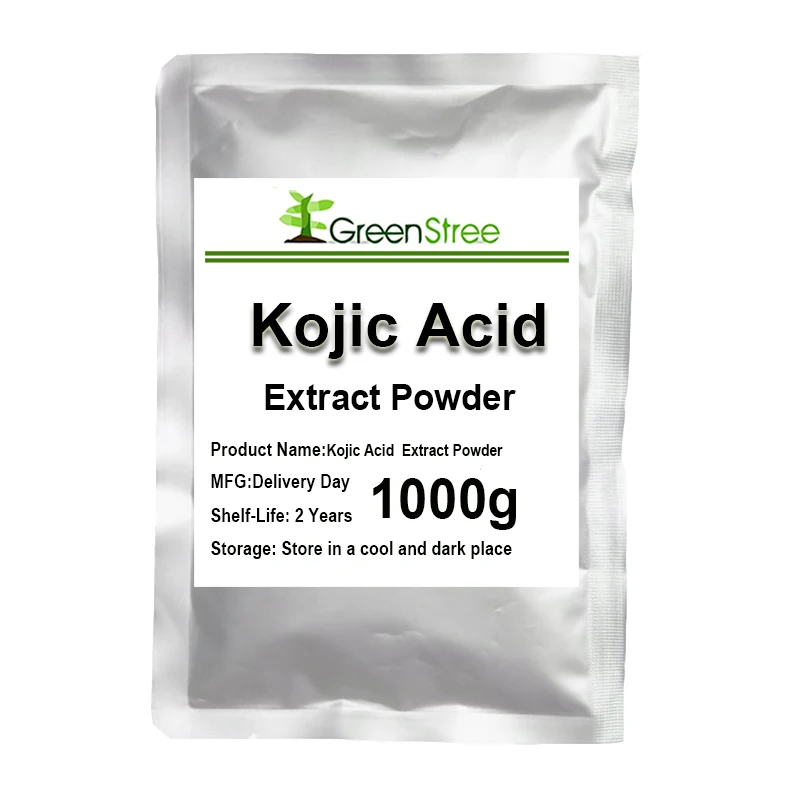 Matéria-prima cosmética Kojic Acid Powder, Clareamento da pele, Alta qualidade