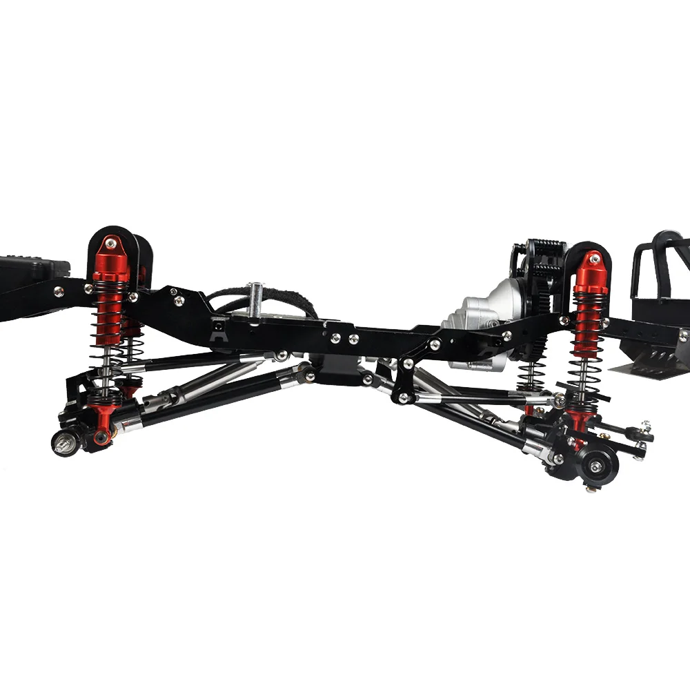 Ammortizzatore regolabile AXSPEED Metal ammortizzatore 90/100/110/120mm per 1:10 RC Crawler Axial SCX10 CC01 TRX4 Wraith D90 parte di aggiornamento