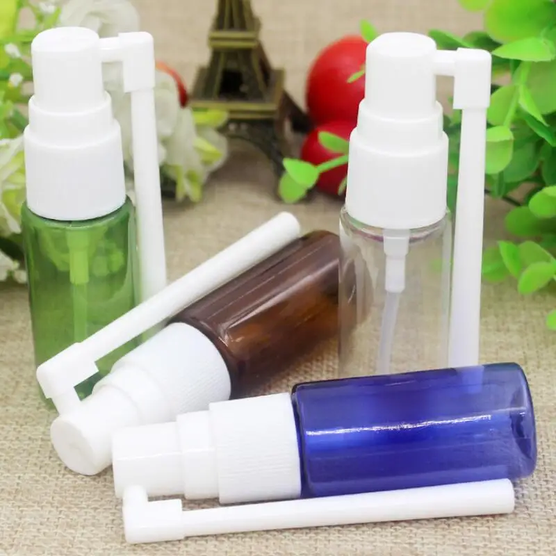 15ml Plastic Pointed cap Rotation Vial Empty Nasal Spray Mist Atomizer Containers Refillable Bottles LX3733