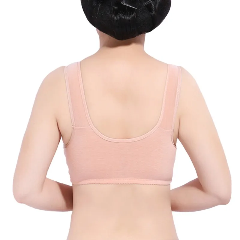 Wanita Push Up Bra Renda Seksi Pakaian Dalam Wanita Bra Melebar Tali Nirkabel Bra Full Cup Depan Ritsleting Penutupan Bra