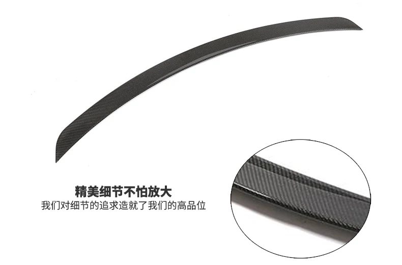 CLS Class Carbon Fiber Rear Trunk boot Spoiler Wings for Benz W257 C257 CLS400 CLS550 AMG Spoiler 2018 2019