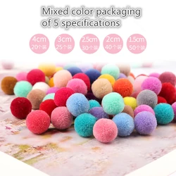 Mix Match 5 Specifiche Cashmere Bayberry Ball Pompon Abbigliamento fai da te Cappello Decorazione della casa Festa di nozze Accessori artigianali per cucire