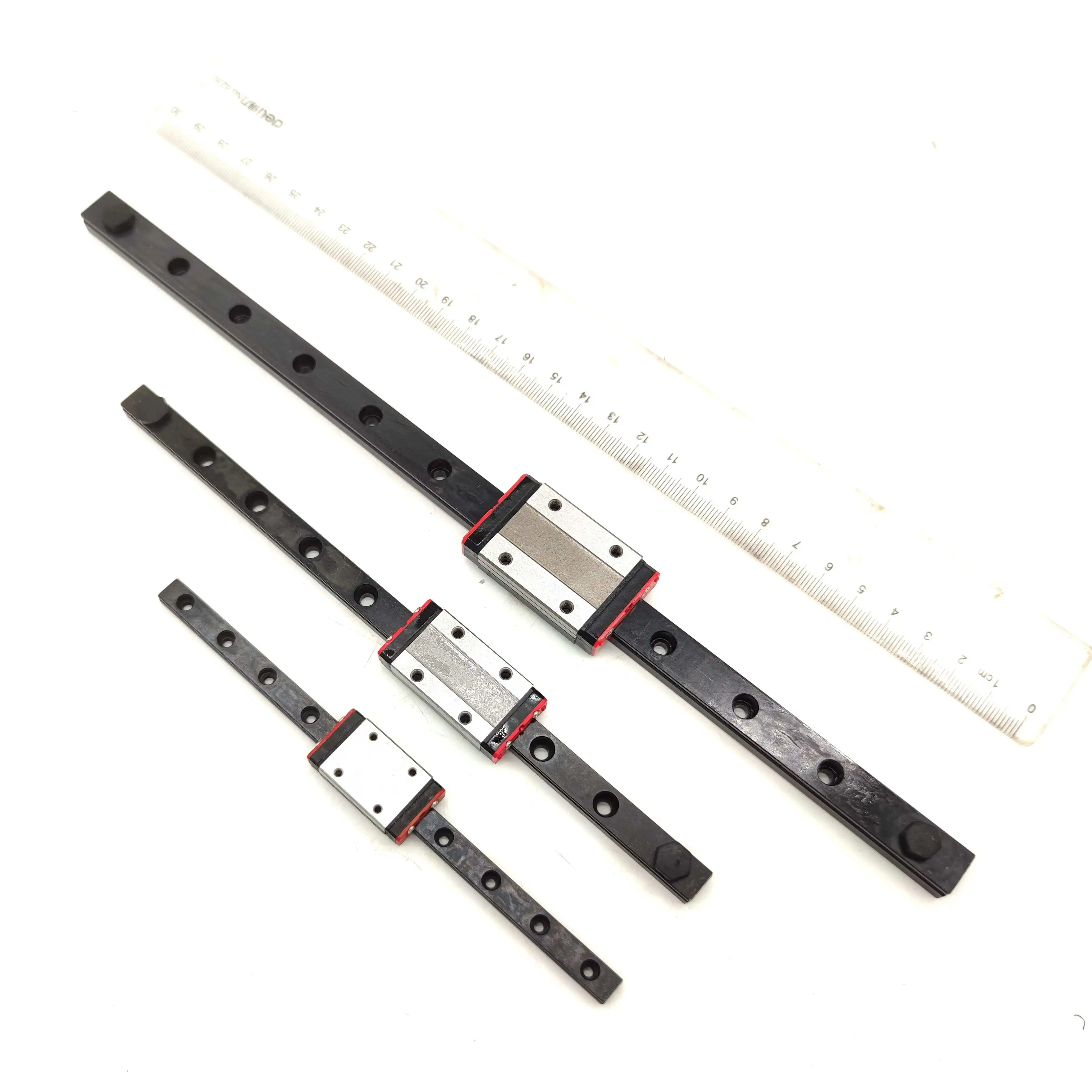 Black Oxide Linear Rail MGN7H with Long Body 440C SUS Carriage For VORON Design MGN7