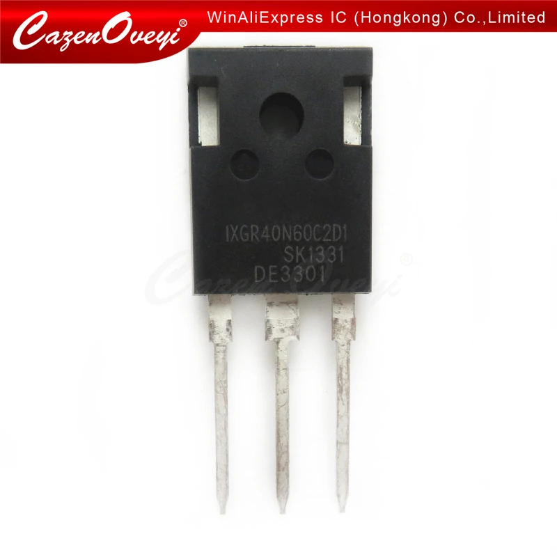 

10pcs/lot IXGR40N60C2D1 TO-247 40N60C2D1 TO247 IXGR40N60 TO-3P 40N60 In Stock