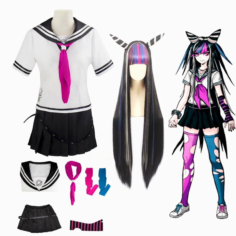 

Anime Super Dangan Ronpa 2 Danganronpa Ibuki Mioda Dress Uniform Cosplay Costume