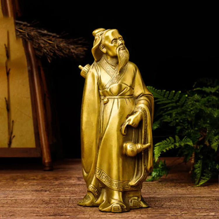 

Hua Tuo Statue, Medical Doctor, Bronze Statue, Pure Copper Crafts, Holiday Gift Decoration,Doctor Who Rescued Guan Yu