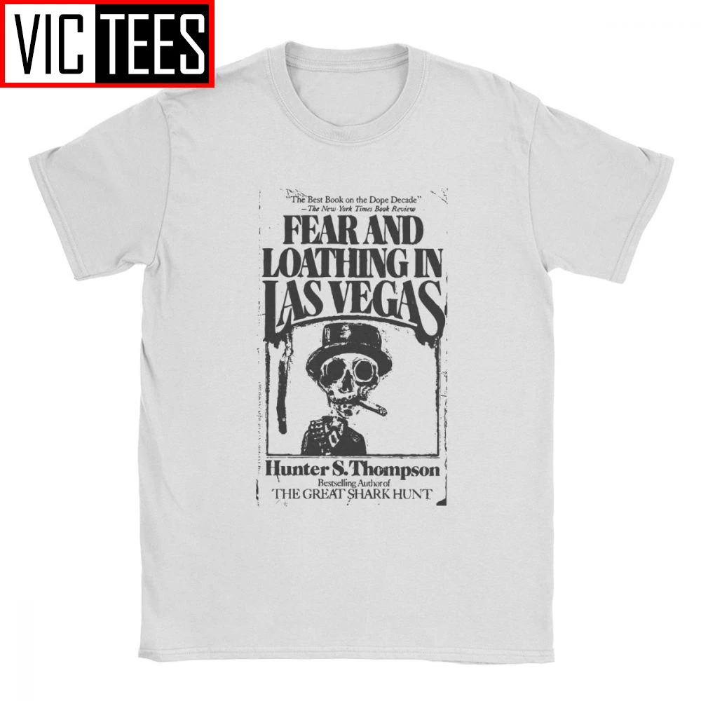 Men Fear And Loathing In Las Vegas Hunter S. Thompson T Shirt Bat Country Drugs Johnny Cotton Gift Tshirt