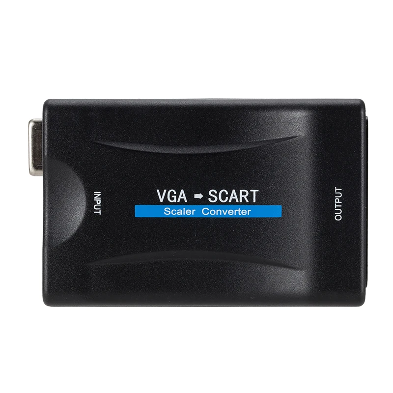 

VGA to SCART Video Audio Converter Adapter Conversor Digital for TV Signaling Adapter Connector Remote Control for Smart TV