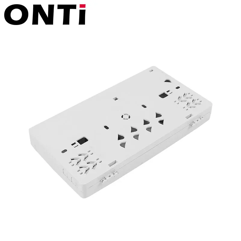 Imagem -02 - Onti-optical Terminal Junction Box Fiber Optical Terminal Box8-port Fiber Panel Box Desktop Place sc fc lc Adaptadores para Ftthfttofttd Pcs por Lote