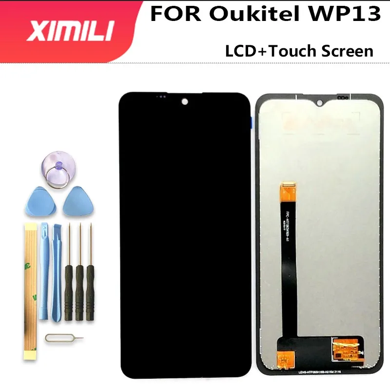 6.52 inch Original OUKITEL WP13 LCD Display+Touch Screen Digitizer Assembly 100% Original New LCD+Touch Digitizer for WP13+Tools