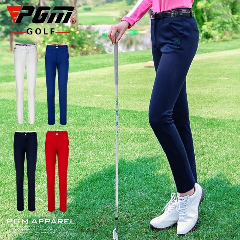 Send Scoks! Plus Velvet Lady Slim Fit Trousers Autumn Winter Clothing Sports Tennis  Golf Wear Warm Long Pants for Women XS-XXXL