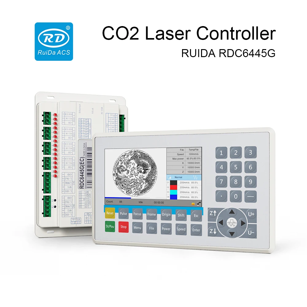 

Ruida RDC6445S Co2 Laser DSP Controller System for CO2 Laser Cutting and Engraving Machine 4 Axis Upgrade RDC6442 RDC6442G/S