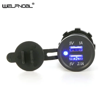3.1A 5V çift USB araç şarj LED ekran ile evrensel telefon araç şarj cihazı iPhone Xiaomi Huawei