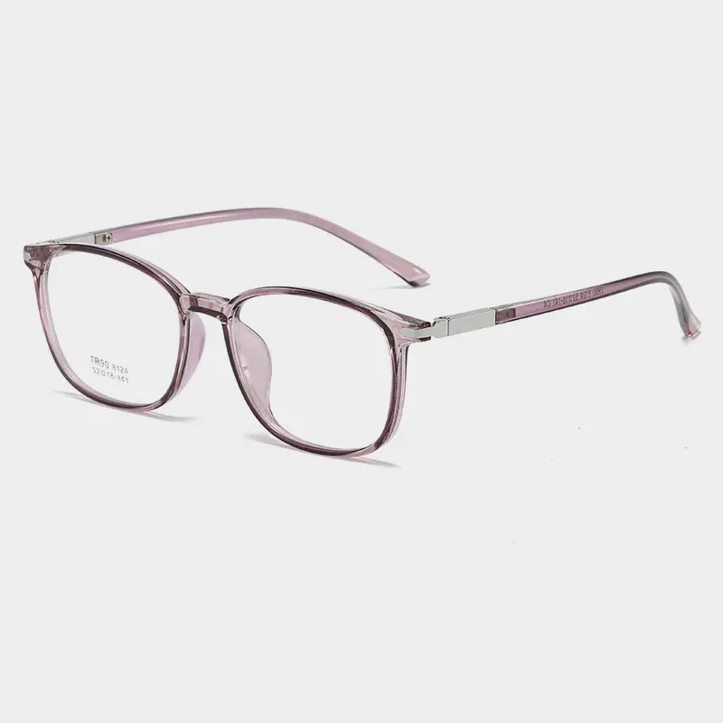 Gafas ópticas cuadradas ultraligeras TR90 para hombre y mujer, lentes ópticas para presbicia, con montura TR90, de diseñador de marca, Oculo 8124