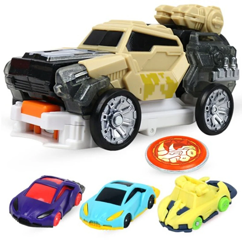 Screechers Violence Transformation Action Figure Robot Burst Deformation Car Beast Wild Mechanical Dinosaur Chariot Kids Toy BOY